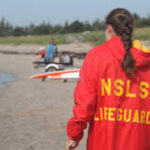 N.S. Lifeguards running training session at Aylesford Lake