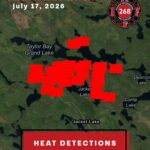 Mooseland Road wildfire update on July 17