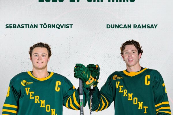Belnan’s Ramsay named captain for University of Vermont men’s hockey team